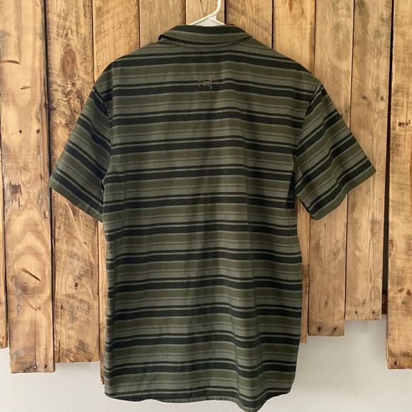 Arc'teryx Brohm Striped Casual Button Down Shirt - Picture 5 of 13